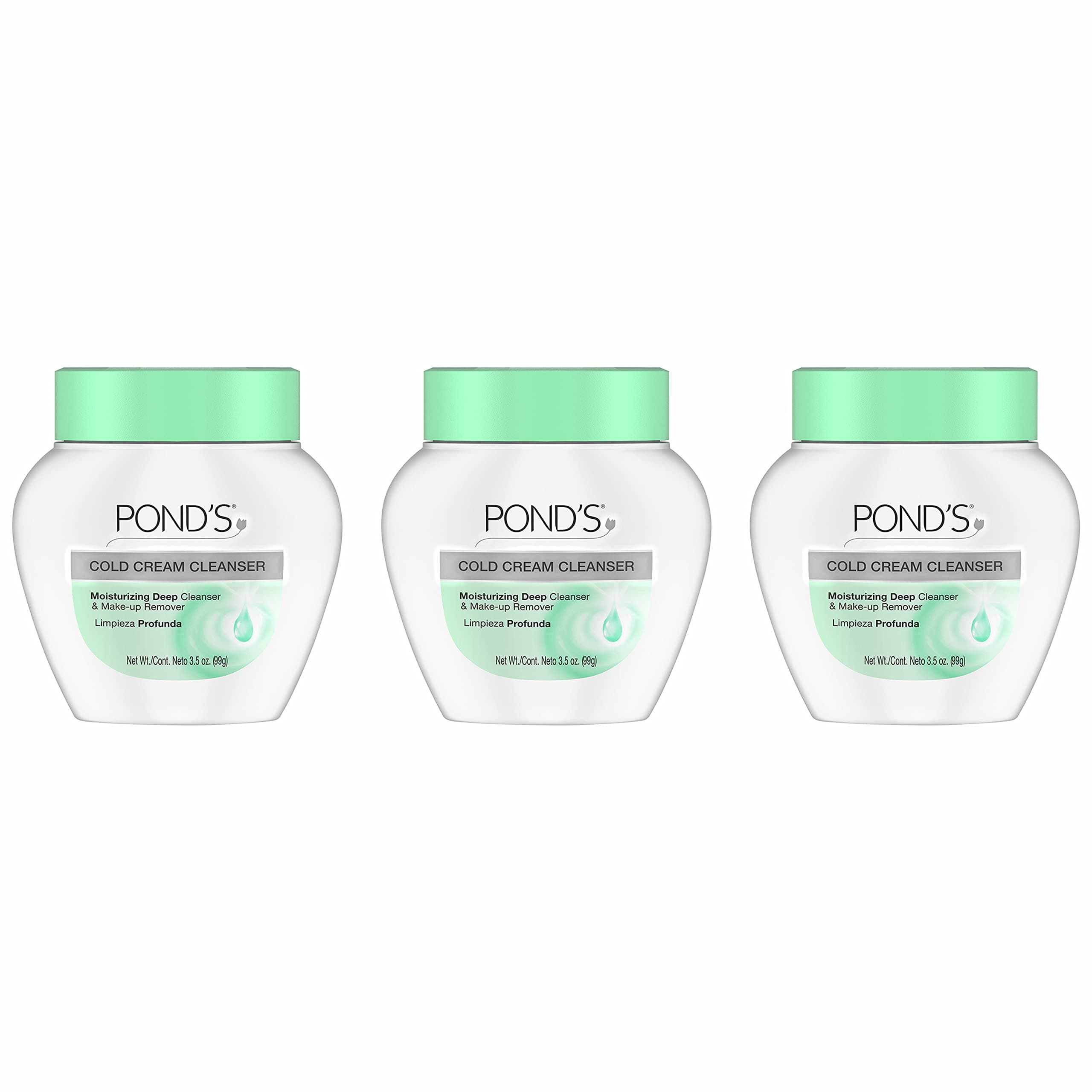 Pond's Cold Cream Cleanser, 3.5 Ounce, 3 Count