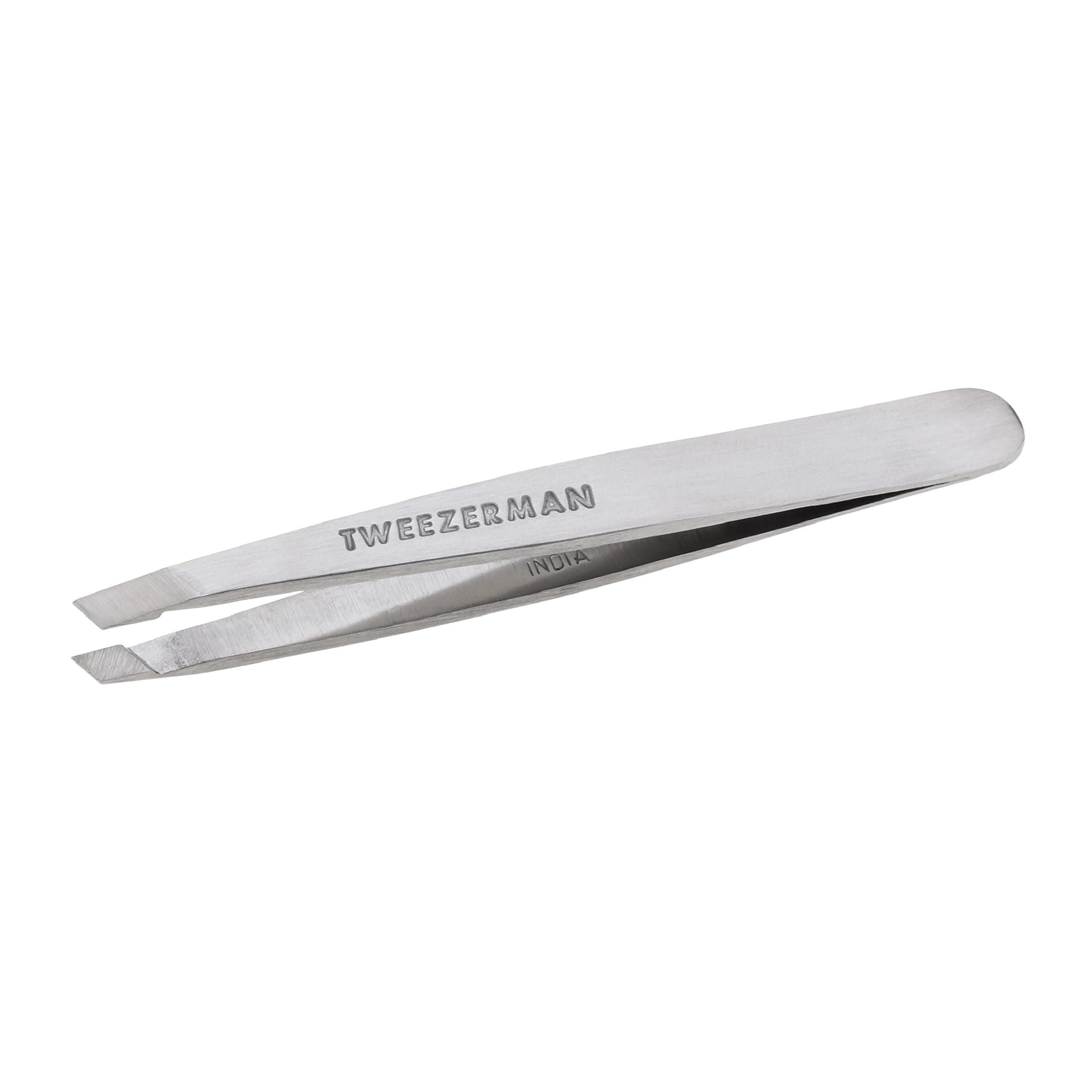 Mini Slant Tweezer - Classic Stainless