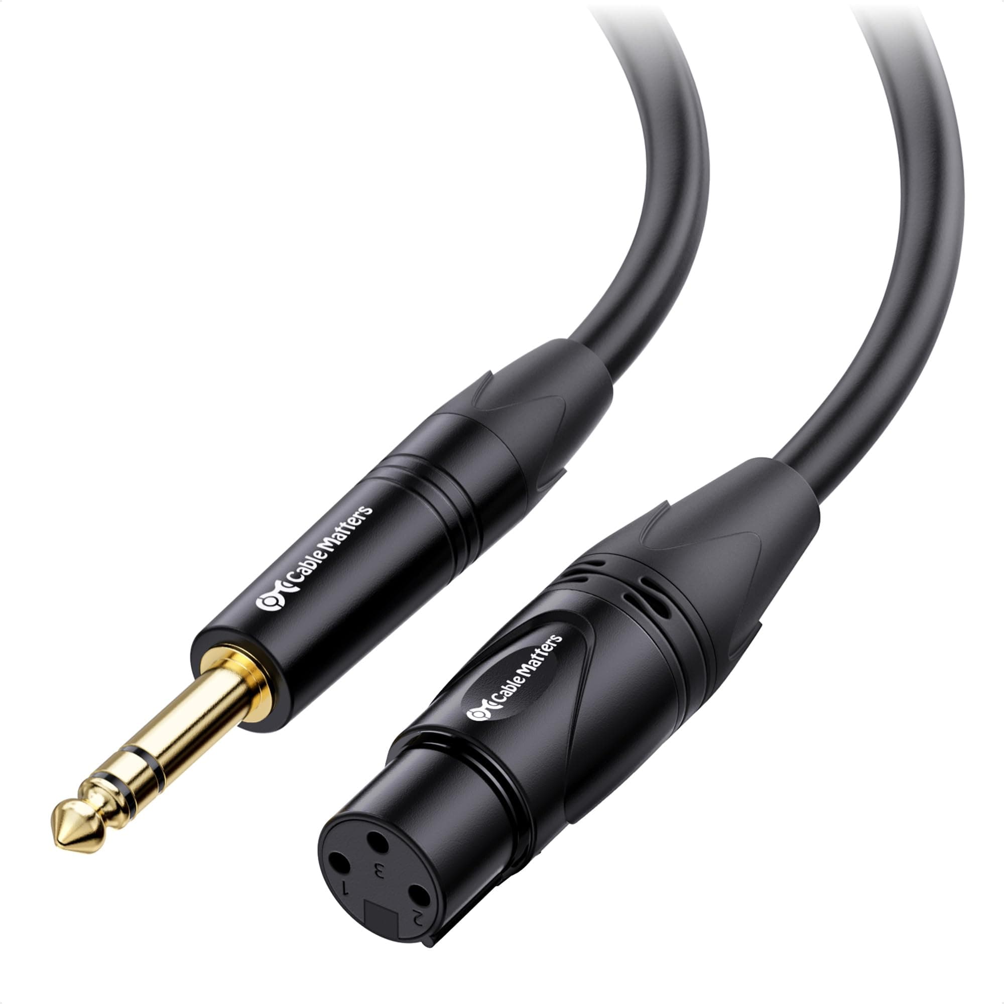 Cable Matters3 Ft 6.25 TRS to XLR Cable