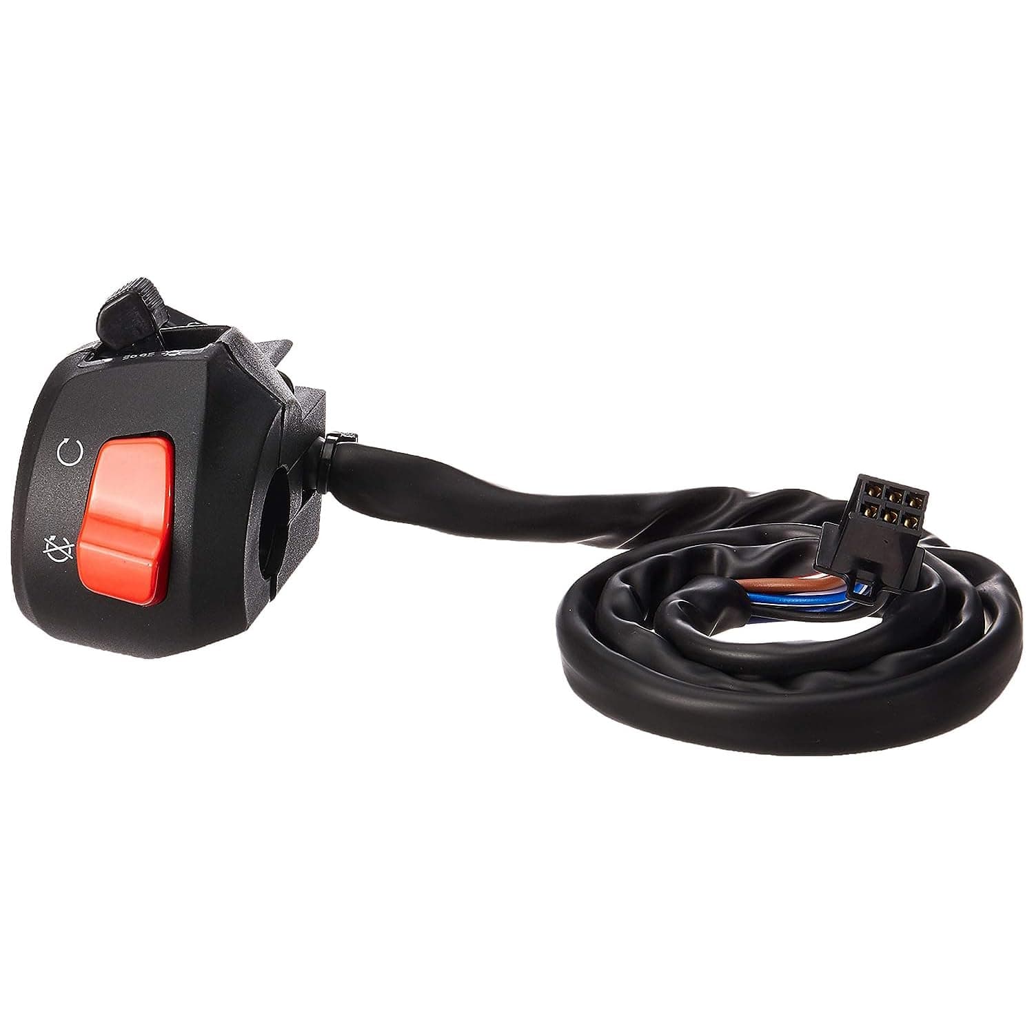 Uno Minda SW-0640S-M01 Handle Bar Switch (Right Hand Side) With Self Start- 9 Pin Black Coupler For Yamaha FZ16/ FAZER N/M
