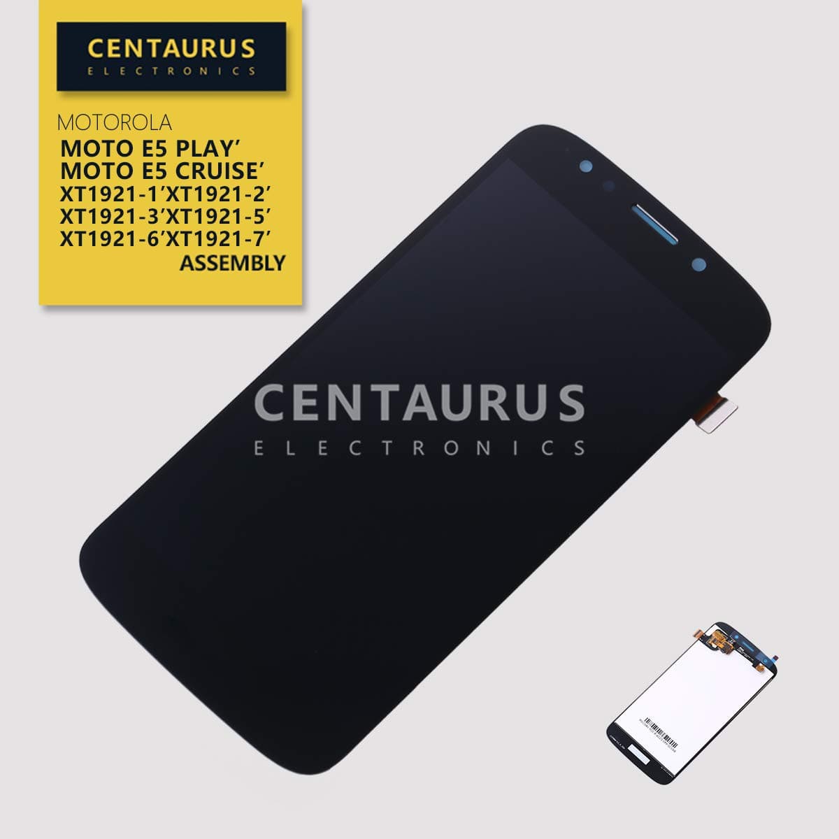 CENTAURUS Moto E5 Play Replace LCD Display Touch Screen Digitizer Assembly without Frame Compatible with Moto E5 Play XT1921-1 XT1921-2 XT1921-3 XT1921-5 XT1921-6 XT1921-7 Moto E5 Cruise 5.2"