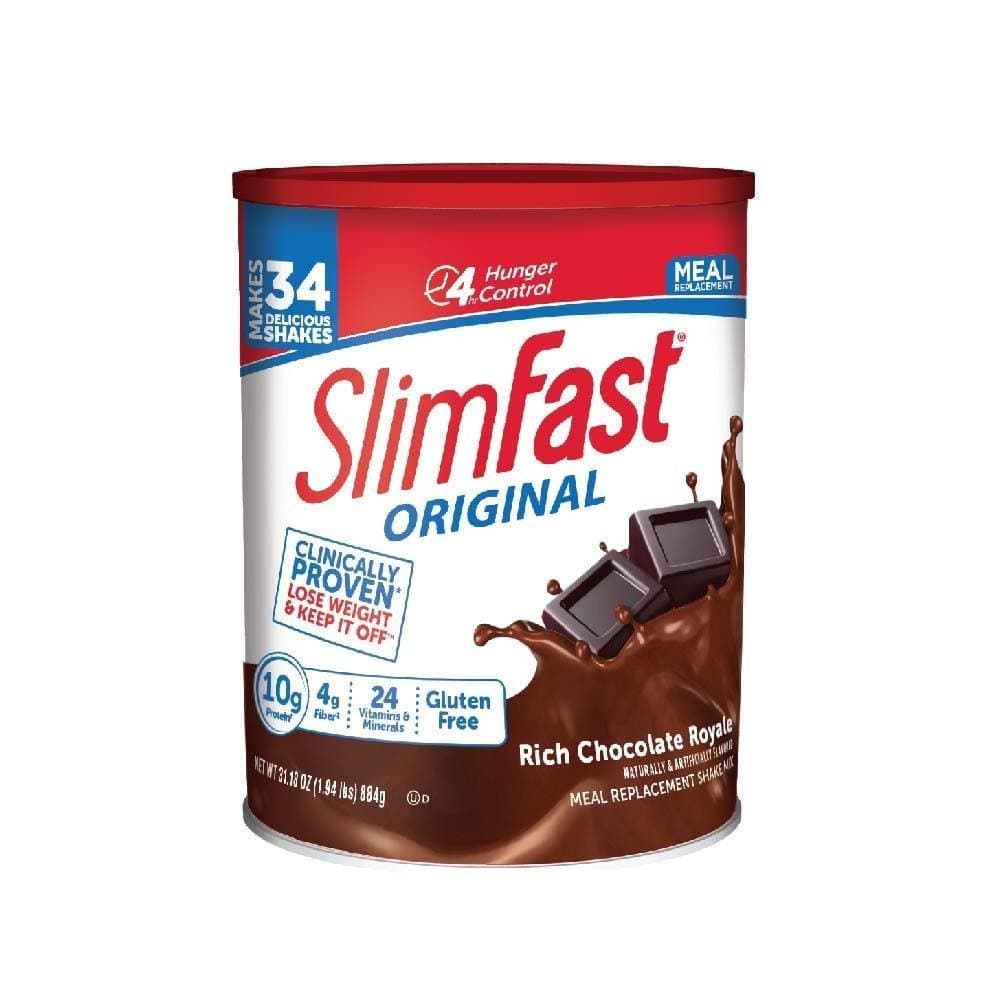 Slimfast Origin Me Replacement Shake Mix, Rich Chocolate Royale (31.18oz)