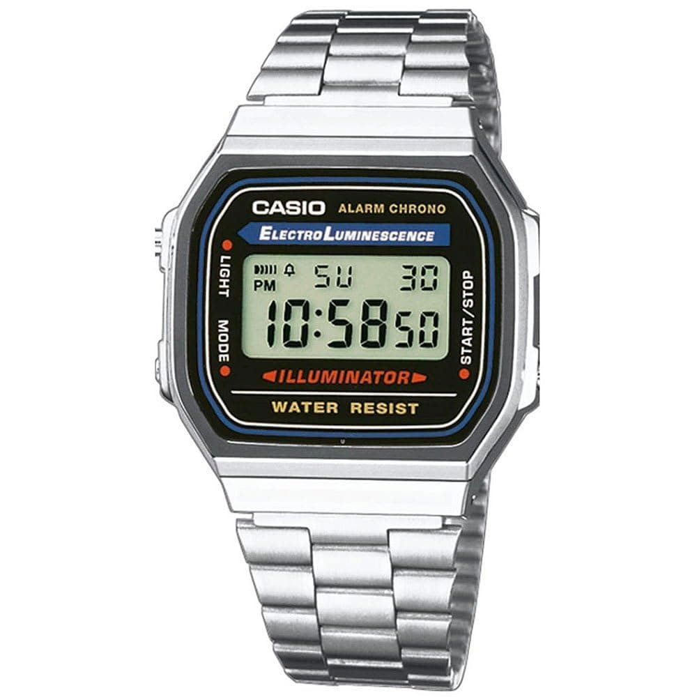 Casio Mesh Me Up Watch E-Data-Bank Quartz: Battery Japan Watch Ships Overseas A168WA-1W