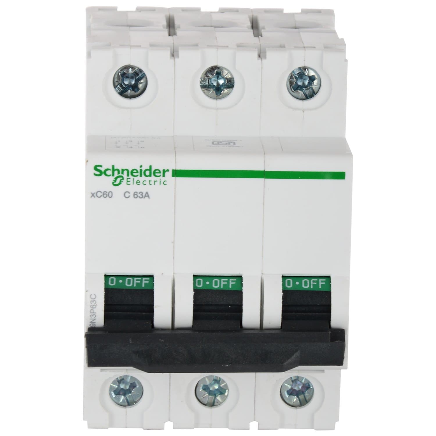 Schneider Acti 9 63-Amp 3-Pole C Curve MCB