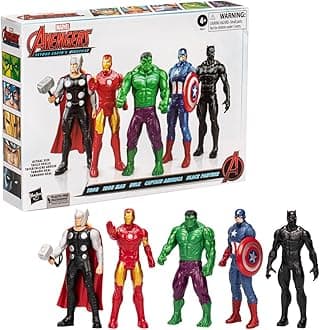 AVENGERS Marvel Beyond Earth's Mightiest Multipack, Set of 6 Inch Action Figures and Accessories, Marvel Toys for Kids Ages 4 and Up