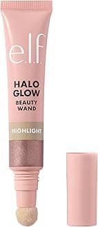 – Halo Glow Highlight Beauty Wand, Liquid Highlighter Wand For Luminous, Glowing Skin, Buildable Formula, Vegan & Cruelty-free, Rose Quartz