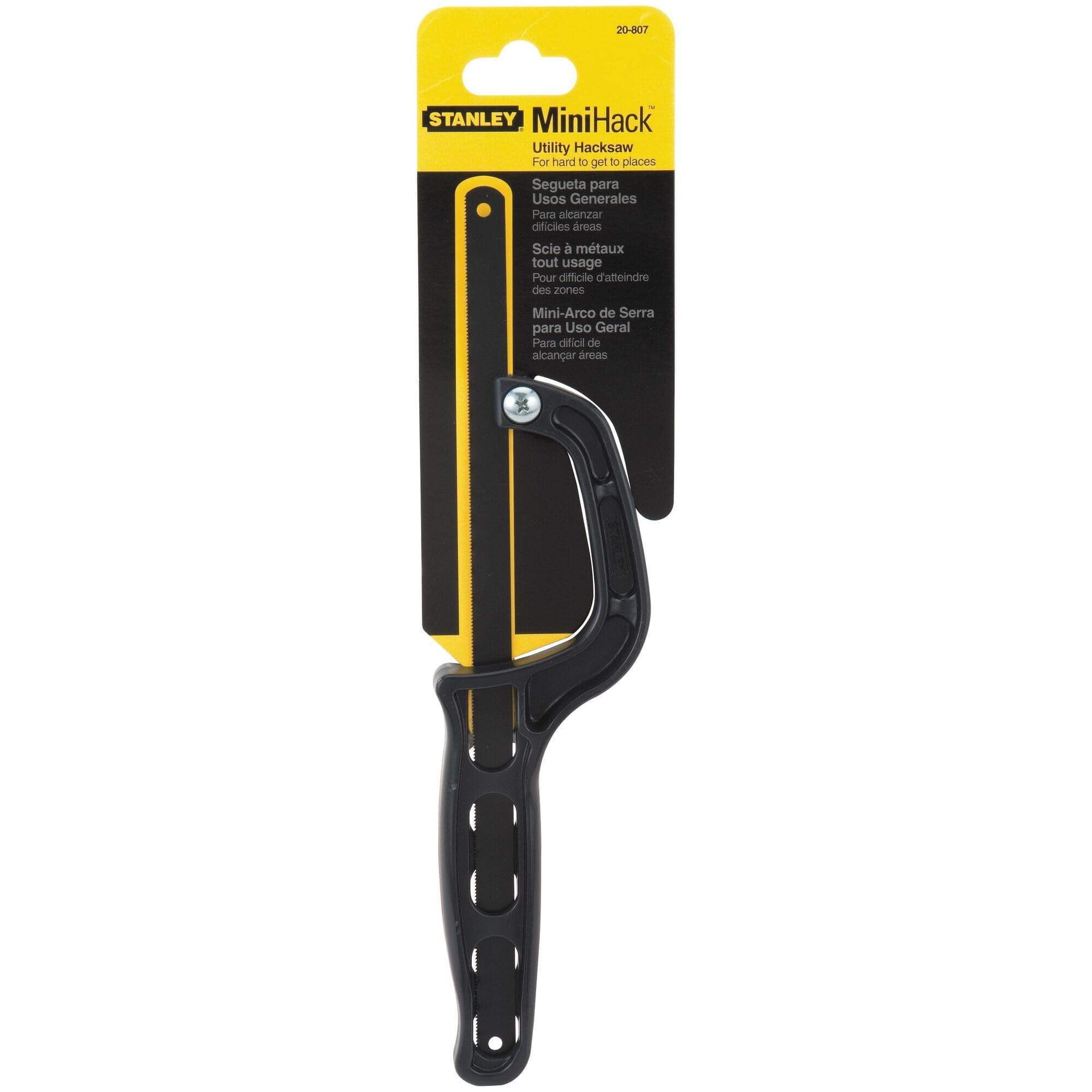 Stanley Hand Tools Mini-Hack Saw,Black,10 inch, STHT20807-8