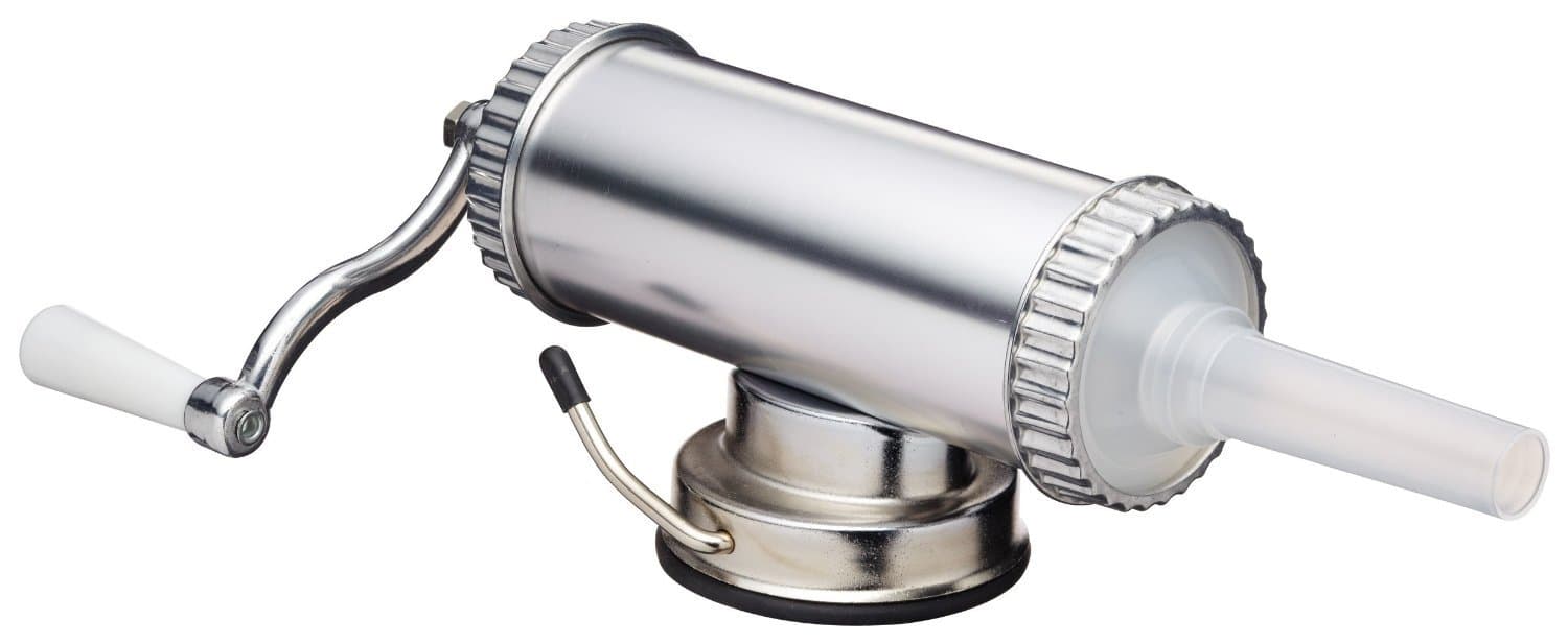 KitchenCraft Home Made Sausage Maker Machine with Easy Manual Crank