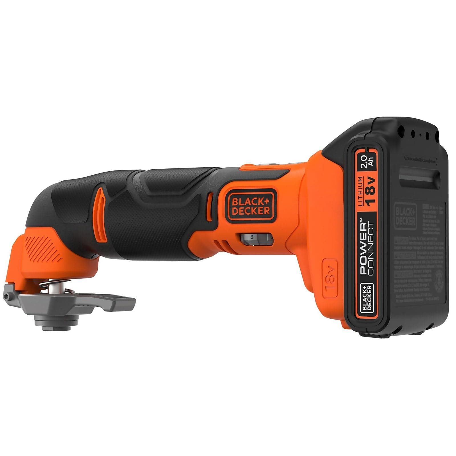 18v Oscillating Tool with 1x 2Ah Battery and a Kitbox