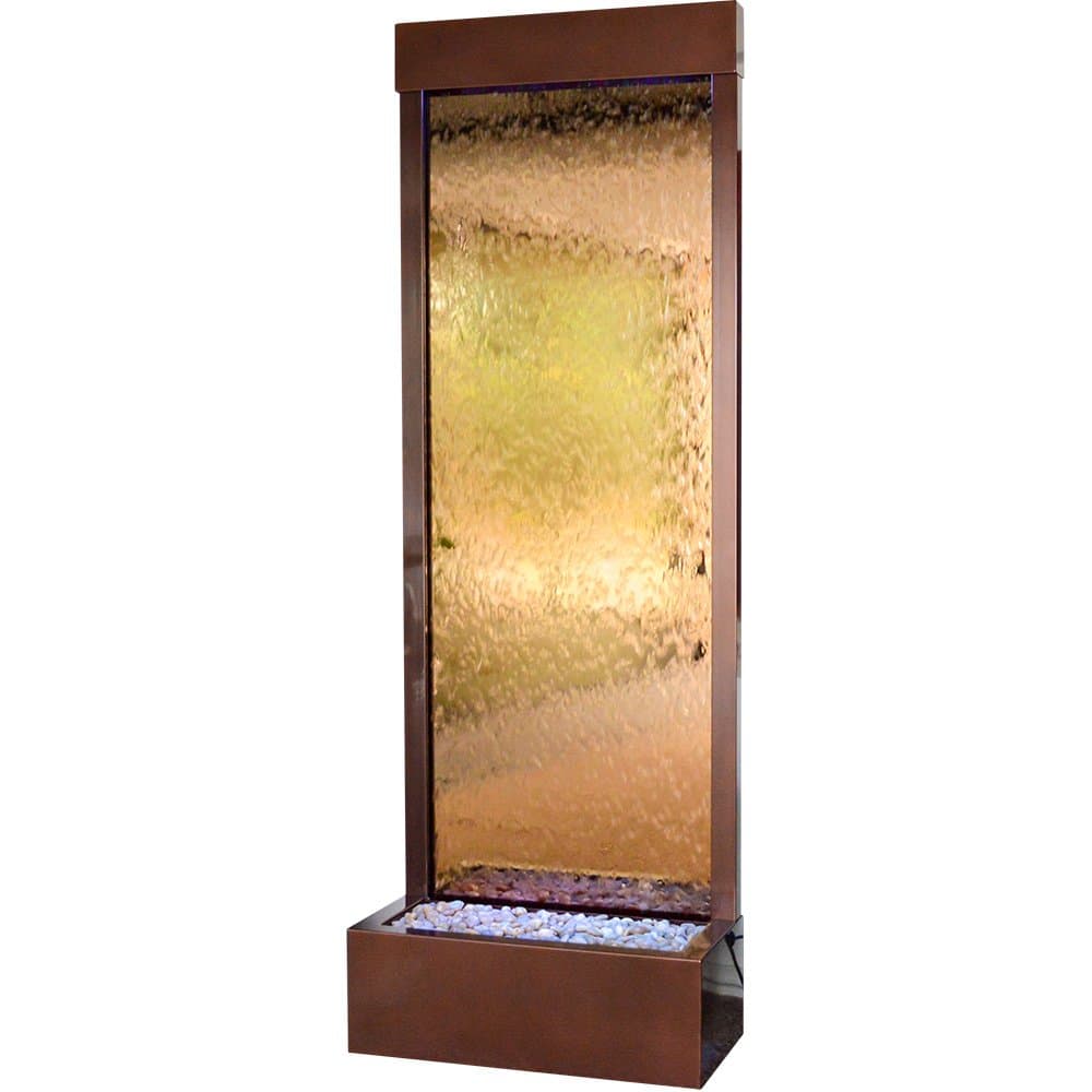 Bluworld 8' Dark Copper Gardenfall with Bronze Mirror