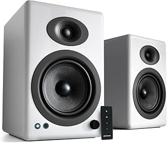 - A5+ Wireless Bluetooth Bookshelf Speakers - Premium 150W Stereo Speakers for Music, Gaming, Turntables, Home Theater Systems - Powerful Studio Monitors