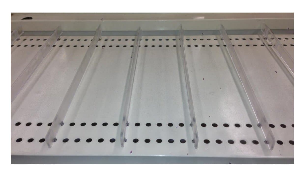 JS16 Shelf Divider, 16" (Pack of 500)