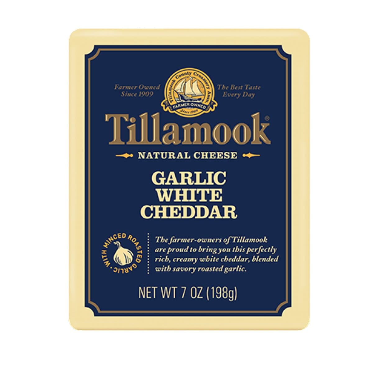 Tillamook Cheese Garlic White Cheddar 7 oz.