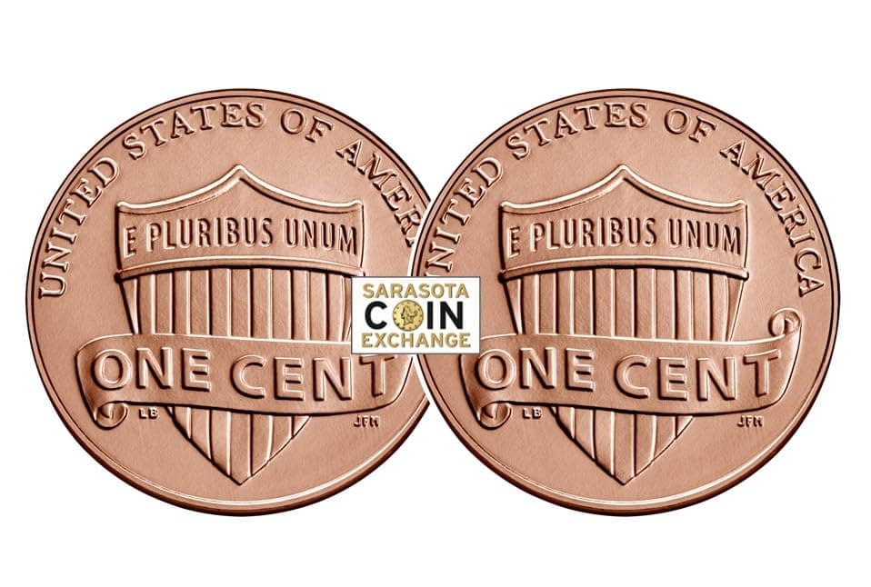 2024 Collection 2024 D,P Lincoln Cent Shield Uncirculated Minted Denver Mint 2 Coins Penny US Mint Mint State