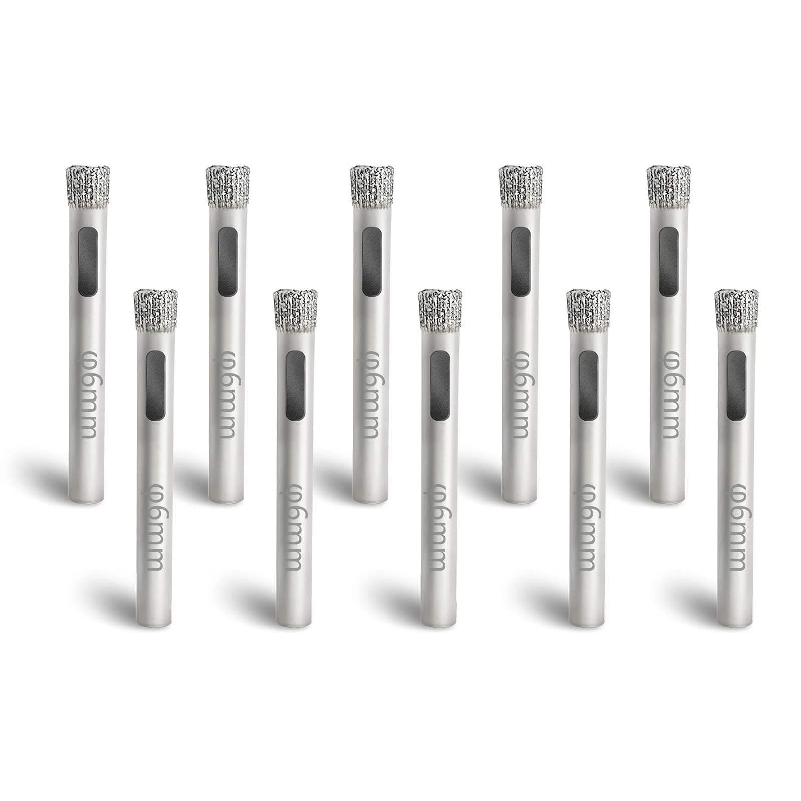 1/4" / 6mm Diamond Hole Saw Drill Bits, Glass Tile Hole Saw - Pack of 15