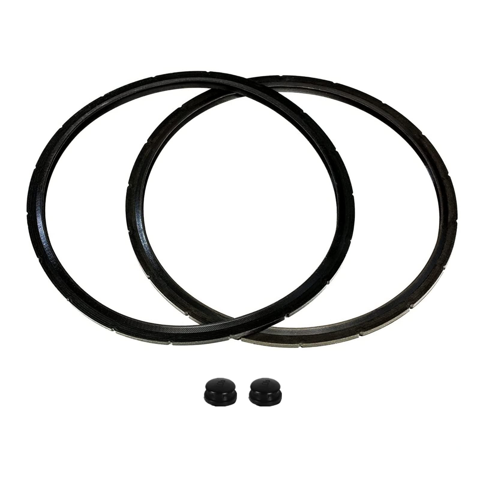 (2-Pack) 09985 Pressure Canner Sealing Ring & Overpressure Plug Gasket fits Presto 01745 01751 01755 01781 01782 01784 Pressure Cooker Gasket for Presto 16 18 23 Quart Cooker Pressure Canner Parts