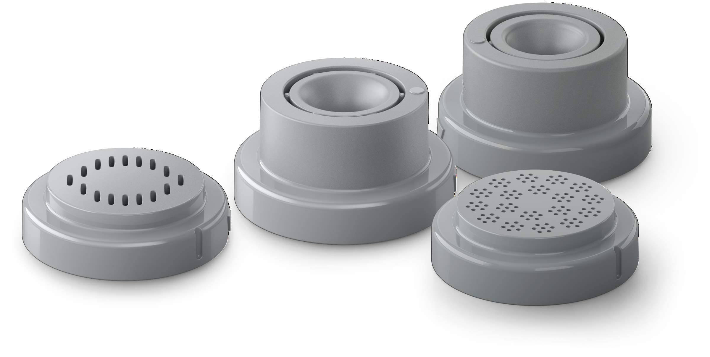 Kitchen Appliances Philips Compact Pasta Maker 4-in-1 Accessory Shape Kit, Pappardelle, Tagliatelle, Angel Hair and Lasagna, Easy Clean, Homemade Pasta, Gray (HR2484/00)