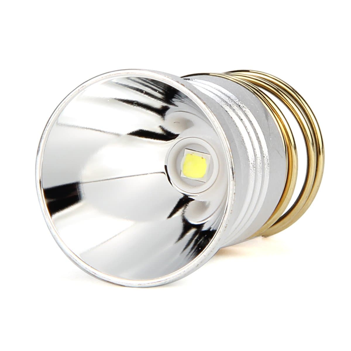 ULTRAFIRE 3.6V - 9V Single Mode Flashlight Bulbs LED, 26.5mm Replacement Led, 1-Mode, 1000 Lumens, Design WF501B WF502B