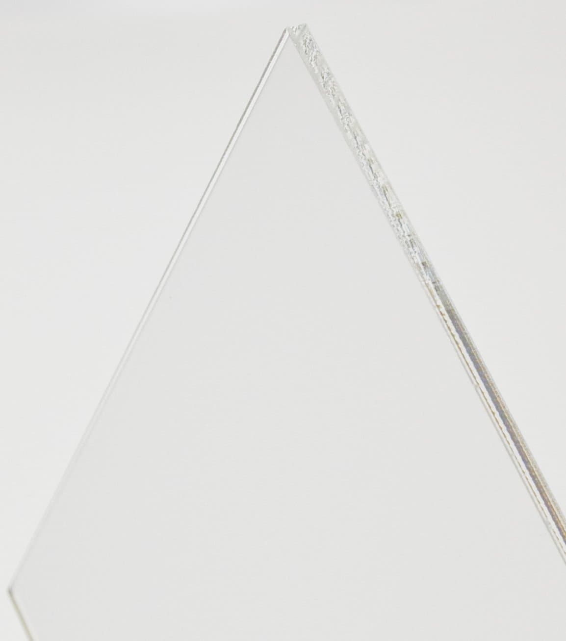 Rectangular 3mm Thick Clear Acrylic Sheet / Panel / Cut-Out, 15 x 11 cm