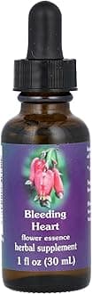 Flower Essence Services Dropper Herbal Supplements, Bleeding Heart, 1 Ounce