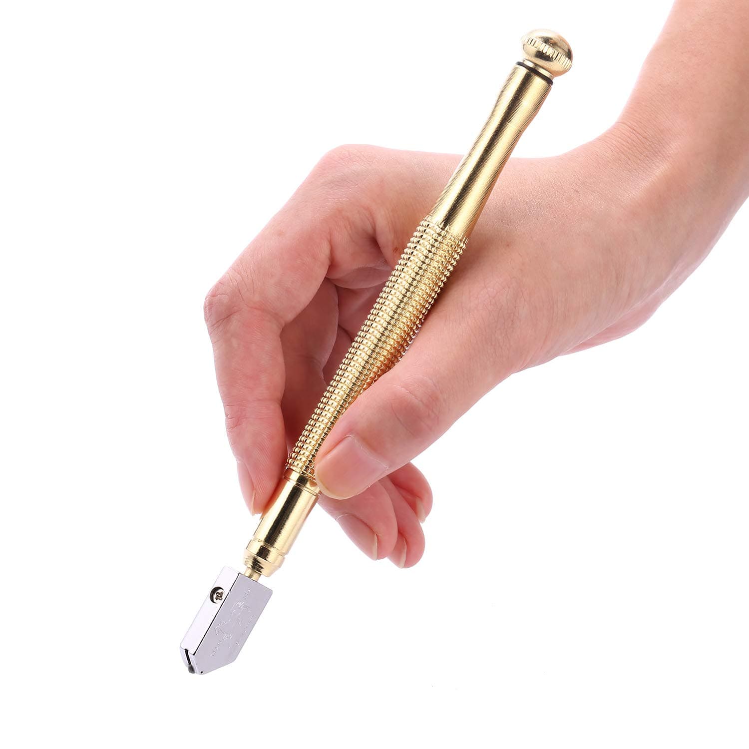 Glass Cutter, Extra Replacement Head and Oil Dropper