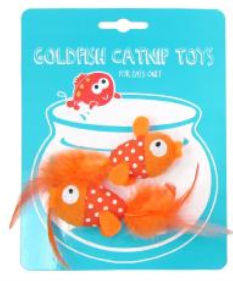 Goldfish Catnip Toy