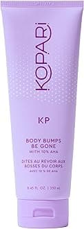 KP Body Bumps Be Gone Exfoliating Body Scrub with 10% AHA, to Smooth Skin, Reduce Bumps, Decongest Pores, Clarifying, Gently Exfoliate & Wash | 8.45 fl oz Tube