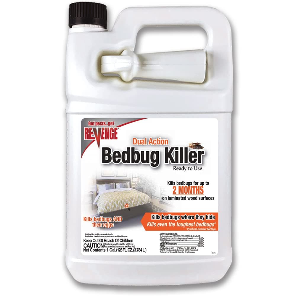 Bonide Revenge Dual Action Bed Bug Killer, 128 oz Ready-to-Use Spray