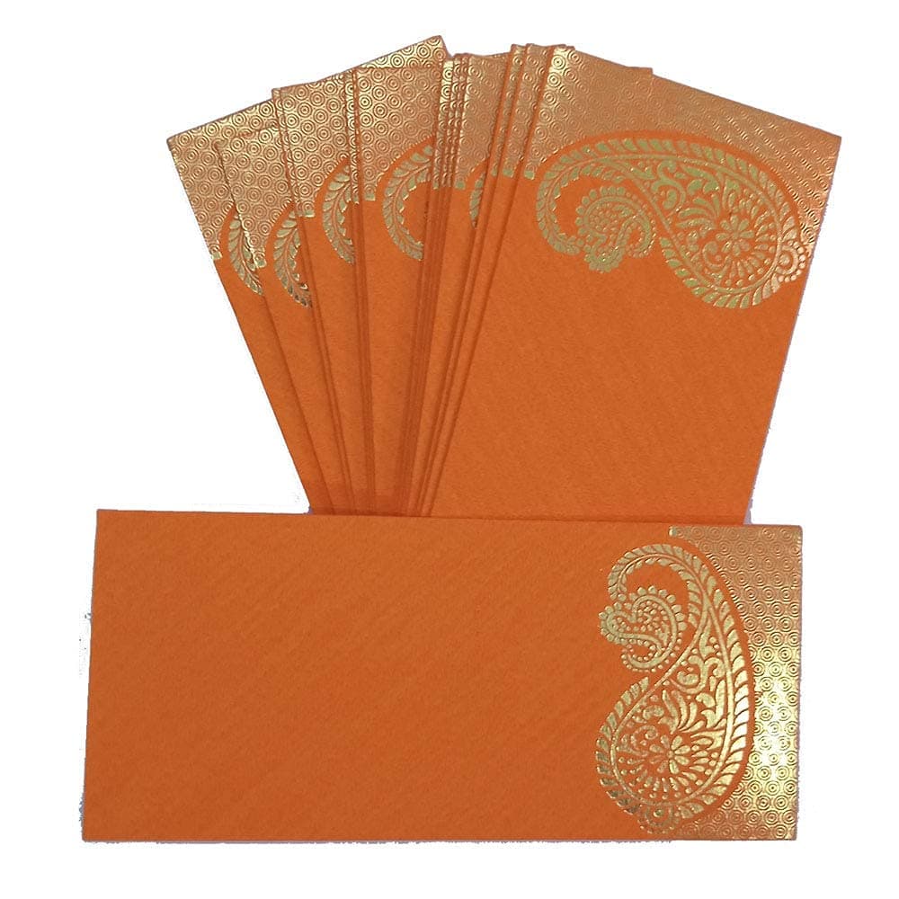 GNE Paper Multi-Color Rectangle Shape Sagan Gift Envelopes for Weddings, Birthdays, Baby Shower, Anniversary (100)