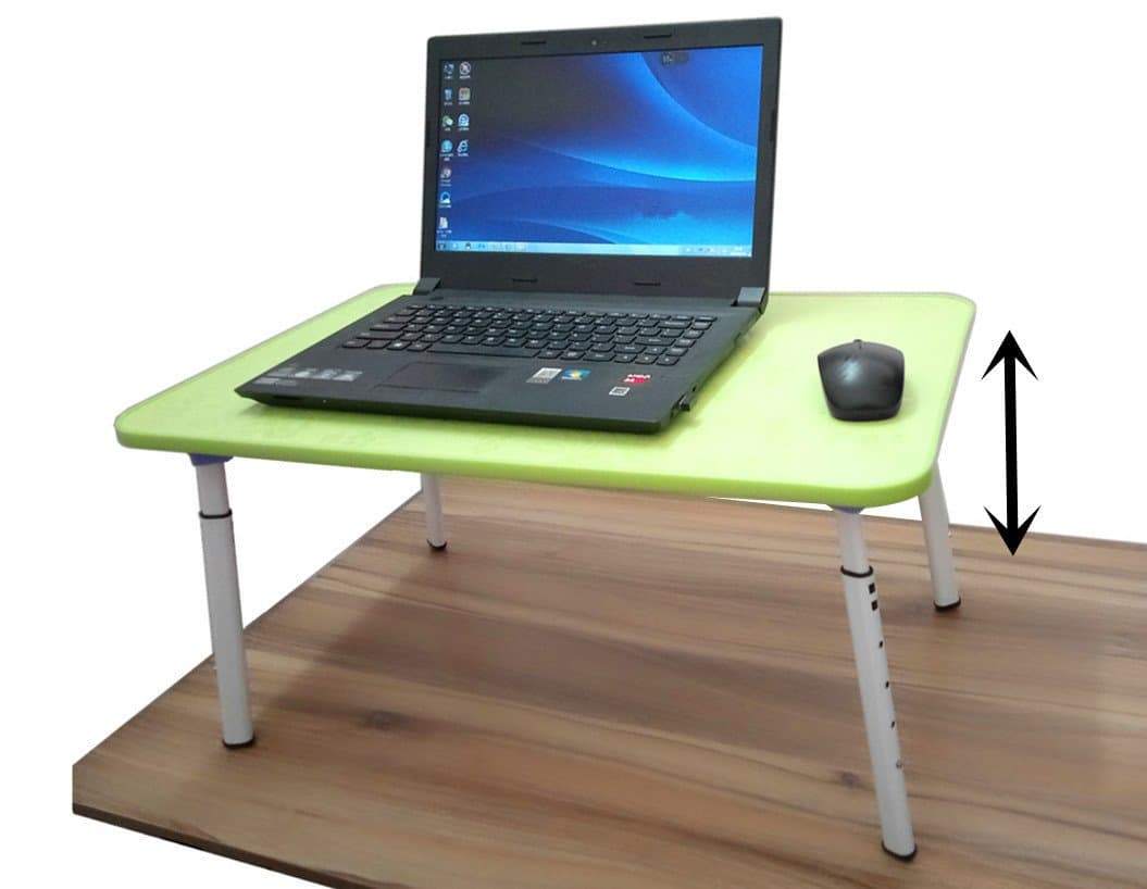 Adjustable Standing Desk Portable Laptop Computer Stand Small Folding Table Bed Tray Foldable Lap Writing Desk For Sofa Couch Floor Kids Camping Picnic Outdoor
