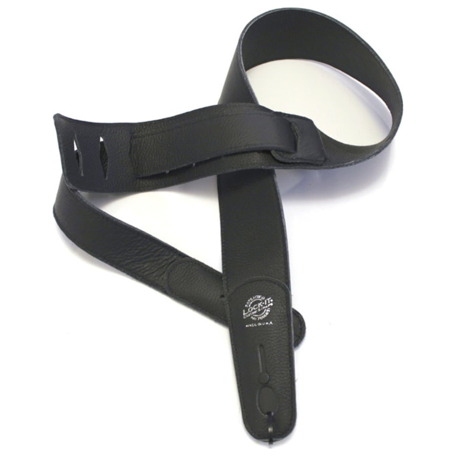 Lock-It StrapsLOCK-IT Guitar Strap With Built In Strap Lock - Black