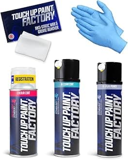 Touch Up Paint Factory - Aerosol Scratch Repair Kit Mixed by Reg Registration Plate Car Touch Up Paint for All Models - Exact Match Guarantee - Plus (Medium)