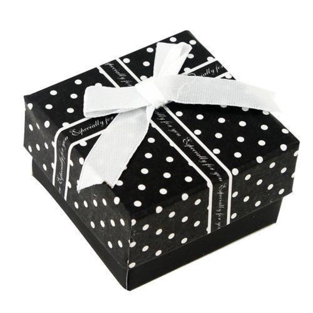 4xpaper Jewellery Ring Earring Present Gift Storage Display Stripe Boxes Bowknot