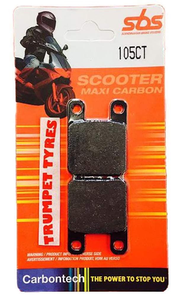 Roxon Duel 50 SM (50cc) 06 2006 SBS Performance Front Carbon Tech Brake Pads Set Genuine OE Quality 105CT
