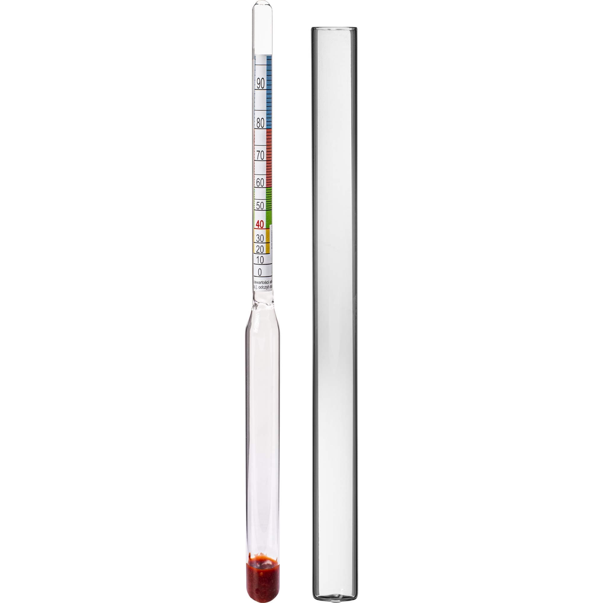 Browin Spólka Hydrometer with Potential Alcohol Scale, 14 g