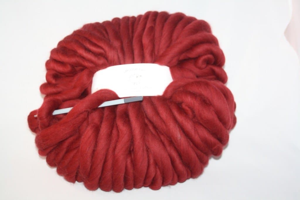 Giant Knitting, Super Chunky Yarn, Ruby, Super Soft Handspun Merino SMOOSH Yarn, Seal