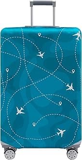 Travelkin Luggage Cover Washable Suitcase Cover Suitcase Protector Anti-scratch Suitcase cover Fits 18-32 Inch Luggage(M for 22-25 Inch Luggage)