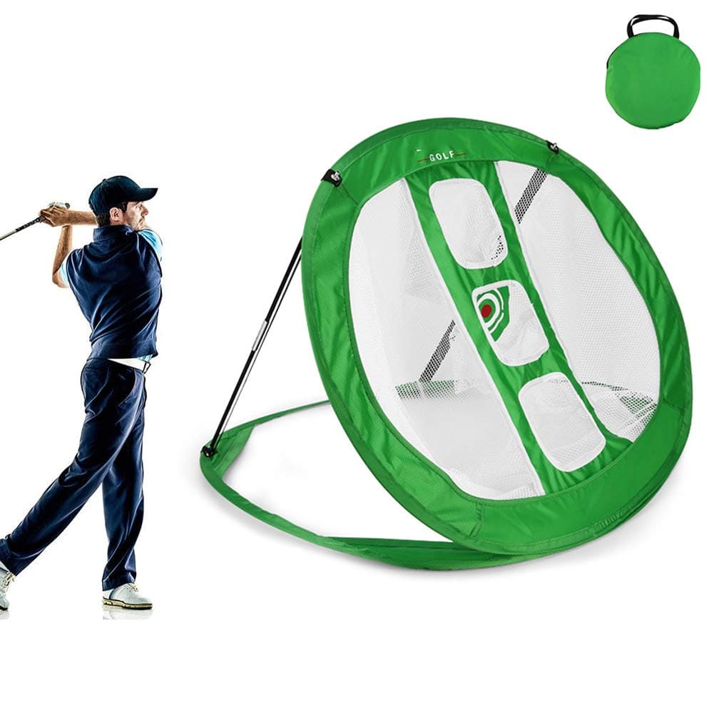 Foldble Golf Chipping Prctice Net Squre Portble Golf Hitting Net with Crry Bg Golf Prctice Yrd Trget ccessories for Grden