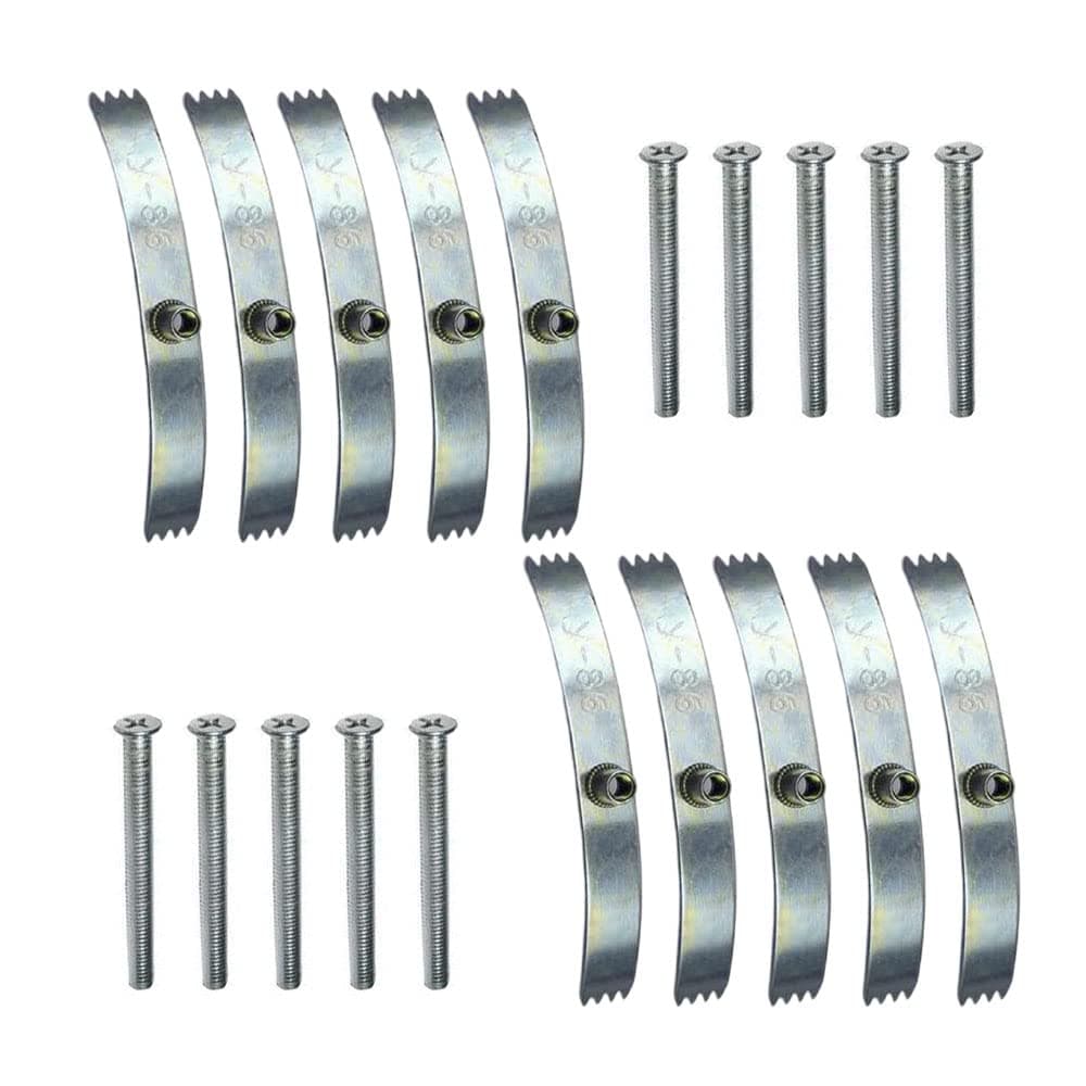 10 Piece Switch Socket Screw Hooks Switch Cassette Repairman Support Rods 86 Type Cassette Repair Screws for 86 Type Switch Socket Bottom Box