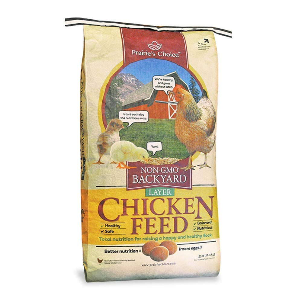 Non-GMO Backyard Chicken Feed - Layer Formula, 25lbs