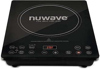 Pro Chef Induction Cooktop, NSF-Certified Commercial-Grade, Portable, Large 8” Heating Coil, Temp Settings from 100°F to 575°F, Perfect for Commercial & Professional Settings