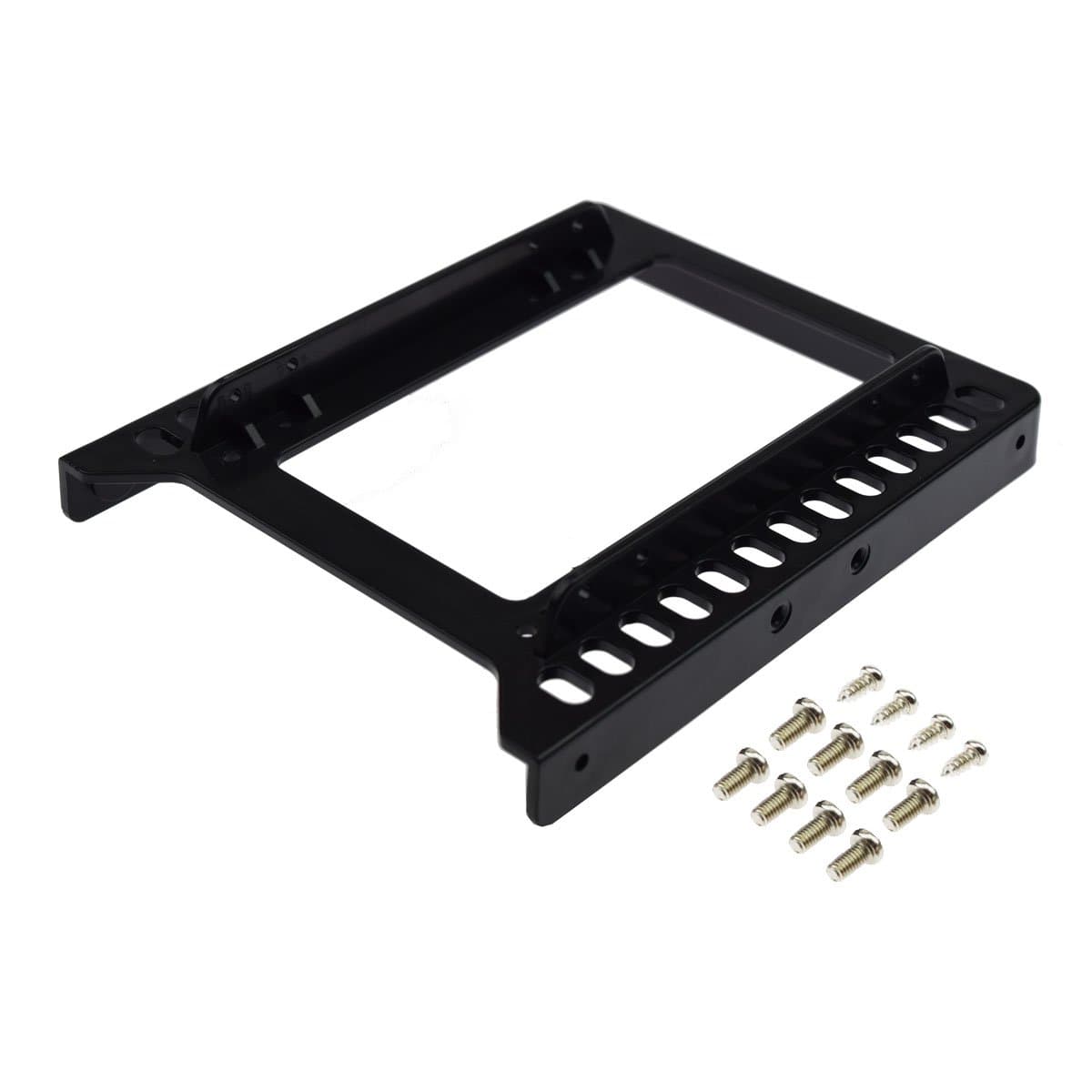 SPASS Dual 2.5'' to 3.5'' Hard Disk Drive Mounting Bracket Kit with Screws HDD SSD Mount Adapter Caddy