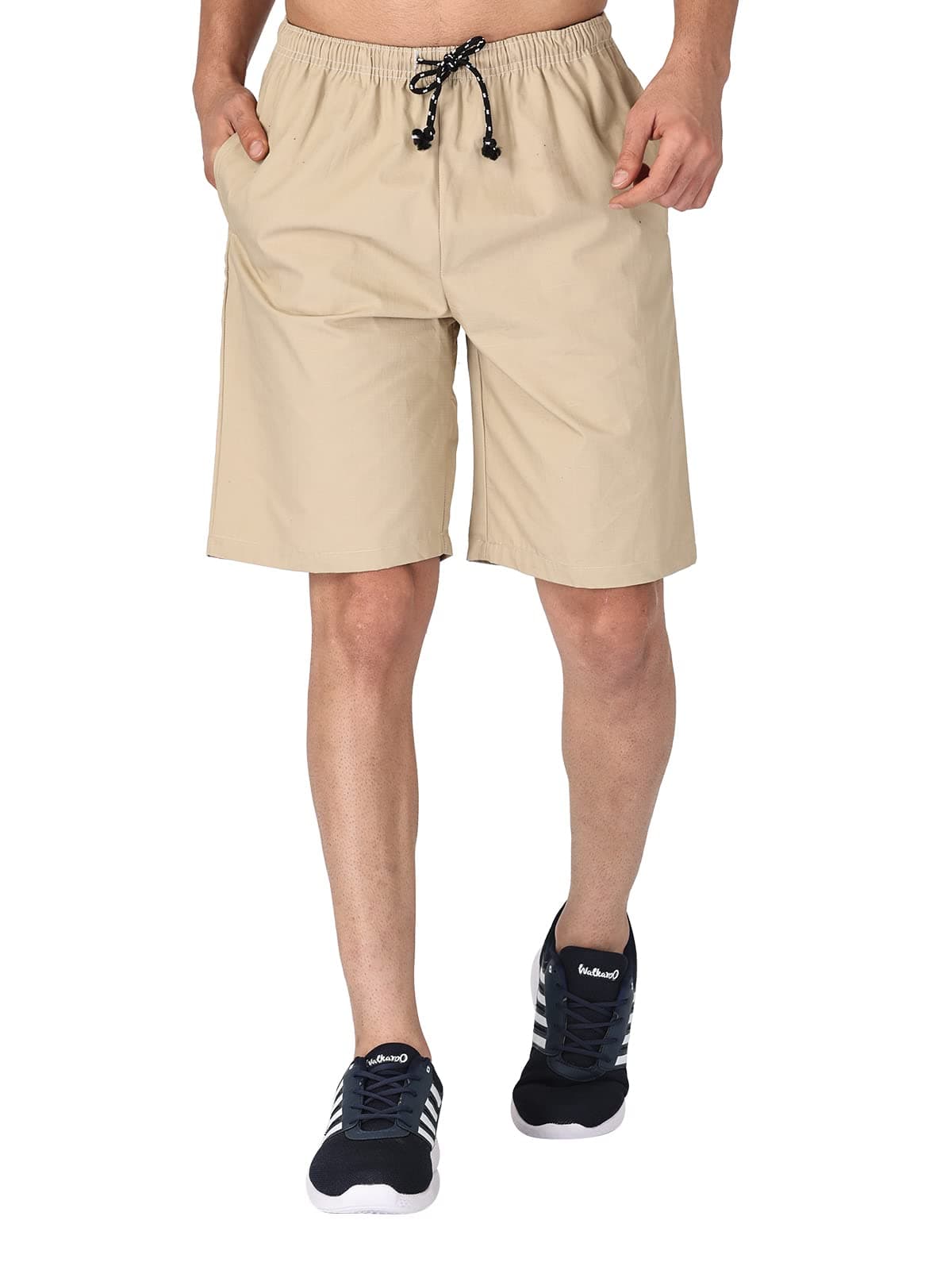 Twist99 Mens Solid Linen Shorts Casual Drawstring Regular Fit Summer Pants with Elastic Waist and Pockets