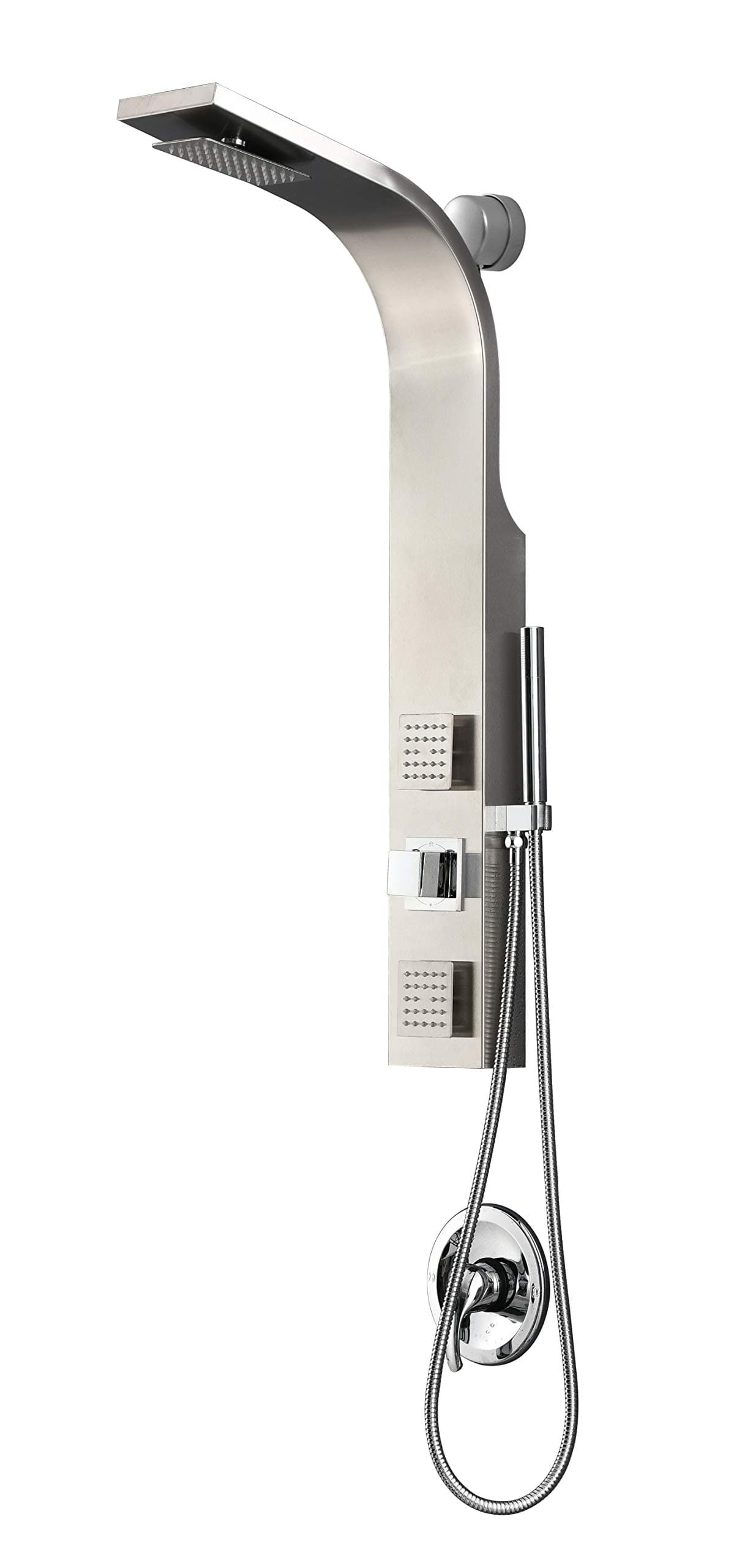 Valore Effusion Retrofit Easy Install Shower Panel, with German Brass Diverter