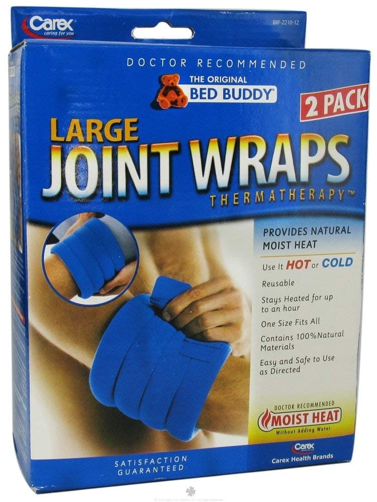 Bed Buddy Joint Wraps Large Thermatherapy One Size Fits All 2 Pack