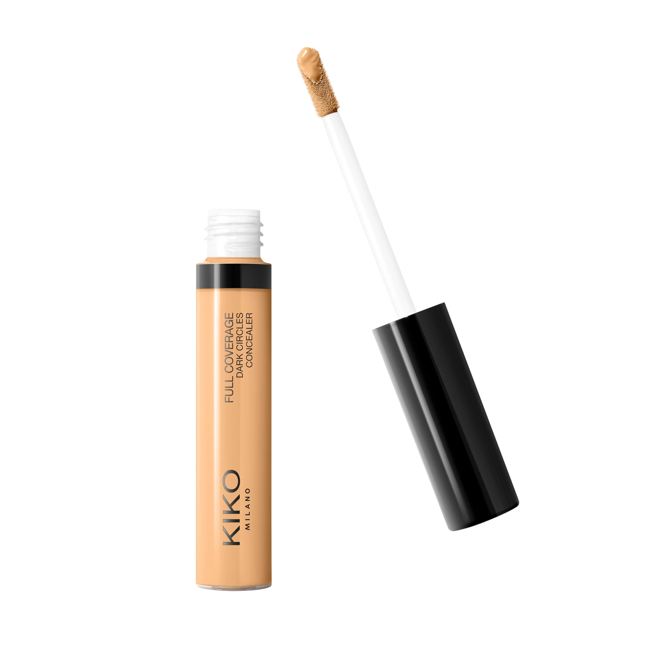 KIKO Milano Full Coverage Dark Circles Concealer 19, High-Coverage Liquid Concealer For The Face And Eye Area