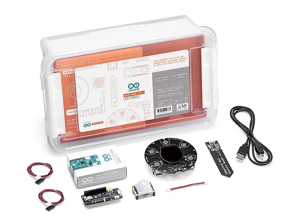 Explore IoT Kit Rev2 [AKX00044] - Comprehensive Educational Kit for Advanced High School and College Students to Create Sustainable Internet of Things Projects with Real-World Applications