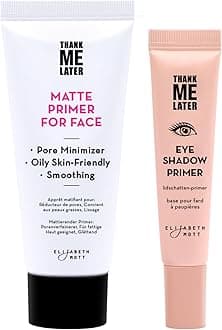 Thank Me Later Face & Eye Primer – Long-Lasting Matte Makeup Base, Pore Minimizer, Oil & Shine Control, Wrinkle Blurring, Crease Prevention, Smooth Finish for All-Day Wear – 10g & 30g