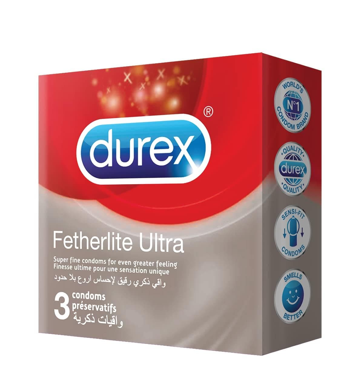 Durex Feel Thin Ultra Condom - Pack of 3