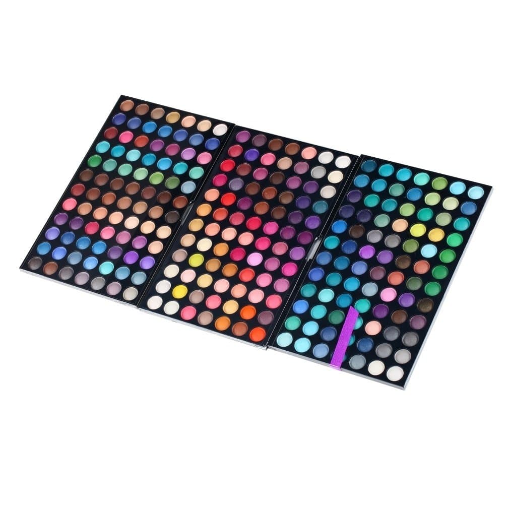 Full 252 Color Eye Shadow Makeup Cosmetic Shimmer Matte Eyeshadow Palette (Color: Multicolor)